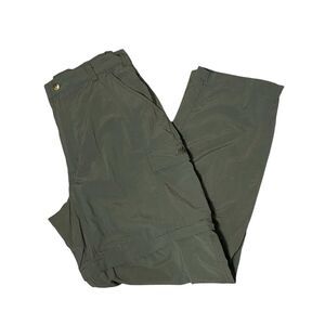 Colorado Convertible Zip Off Nylon Green Cargo Outdoor Hiking Pants Men's Size M